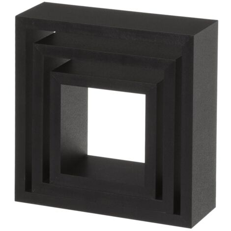 Estantería Cubo De Madera Mdf Blanca Contemporánea, De 60x29x120