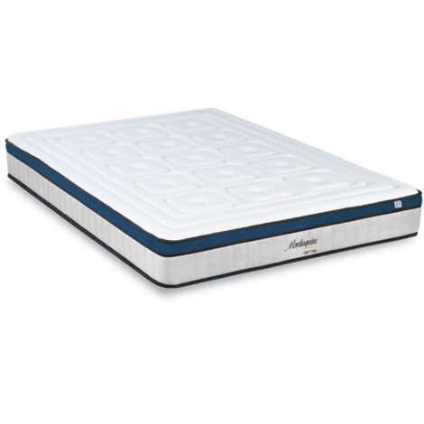 HYPSOM Matelas MONTESQUIEU 140x190 cm Ressorts ensachés & Mémoire de forme (1/5)