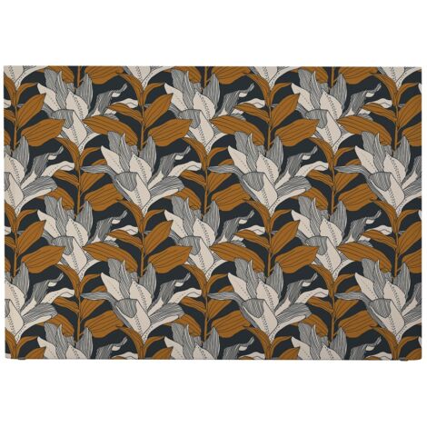 BELLECOUR LITERIE Tête de lit déhoussable TONI 160x110 cm Coloris Bleu (1/5)