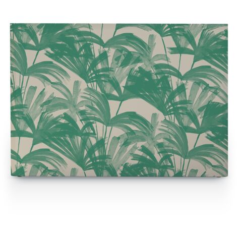 BELLECOUR LITERIE Tête de lit déhoussable ANNI 160x110 cm Coloris Vert (1/5)