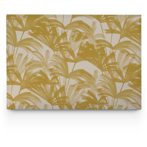BELLECOUR LITERIE Tête de lit déhoussable ANNI 160x110 cm Coloris Jaune de Naples (1/5)