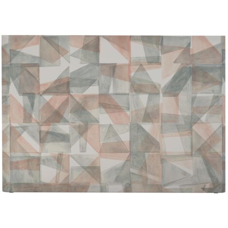 BELLECOUR LITERIE Tête de lit déhoussable MONA 160x110 cm Coloris Bleu (1/5)