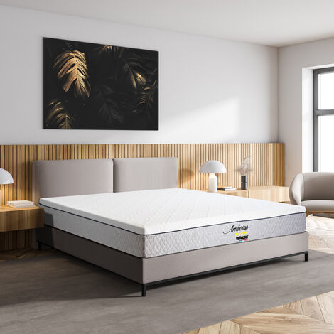 BELLECOUR LITERIE  Matelas AMBOISE 90x190 cm  Mousse avec mémoire de forme