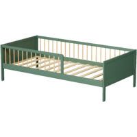 MINEA Lit avec barrière PEPITO 90x190 cm (matelas non inclus)