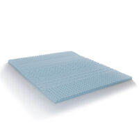 Surmatelas gel refresh 160x200 cm – Mémoire de forme haute densité 55 kg/m³ – Technologie gel thermorégulateur – 6 cm d'épaisseur – Olympe