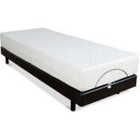 BELLECOUR LITERIE Ensemble BODYSOFT 80x190 cm Sommier électrique + Matelas Mémoire de forme