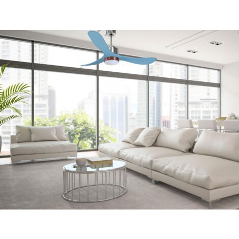 Ohniyou Deckenventilator 52 Zoll Mit Licht - Leiser DC-Motor Mit Fernbedienung Für Innen & Außen