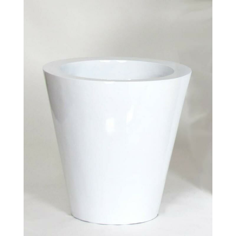 Areca su vaso bianco lucido