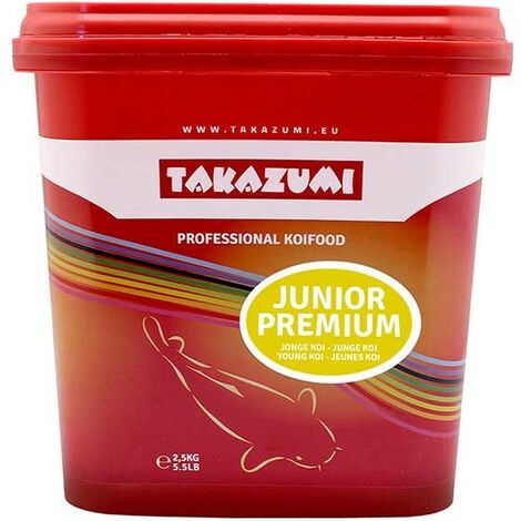 TAKAZUMI JUNIOR MANGIME CRESCITA AVANNOTTI CARPE KOI PESCI ROSSI 2,5 KG