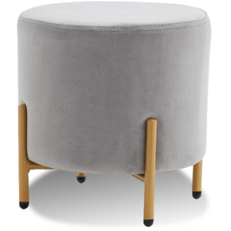 Pouf design gris - Thalie