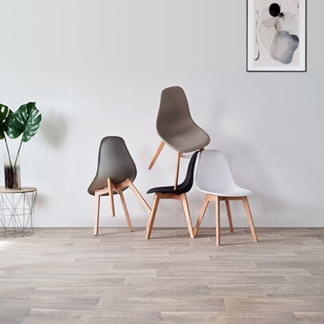 Chaise scandinave grise - Onir
