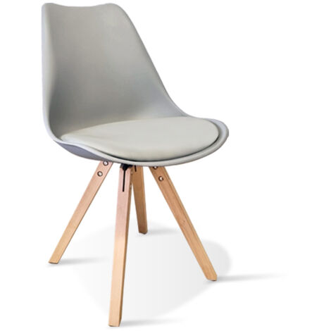 Chaise scandinave grise - Helsinki (1/5)