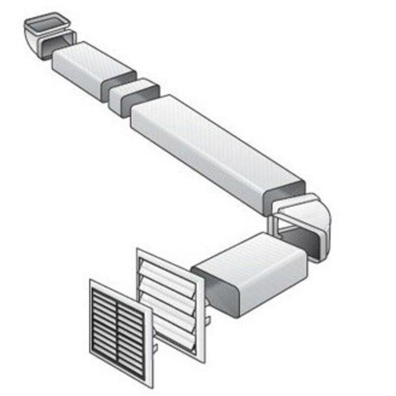 Manrose 45Deg Vertical Bend For 220x90mm Ducting - View #7