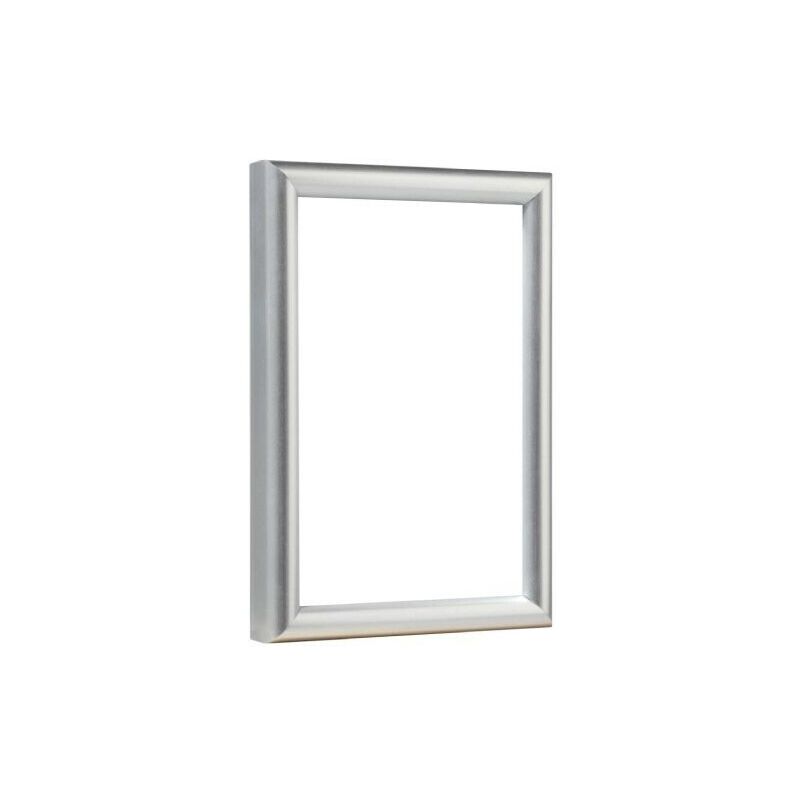 BUBOLA & NAIBO - CORNICE PLA-STYLE SERIE BASIC IN PLASTICA COLORE ARGENTO  FORMATO A4 21 X 29,7 CM. PLA01 AA MA4