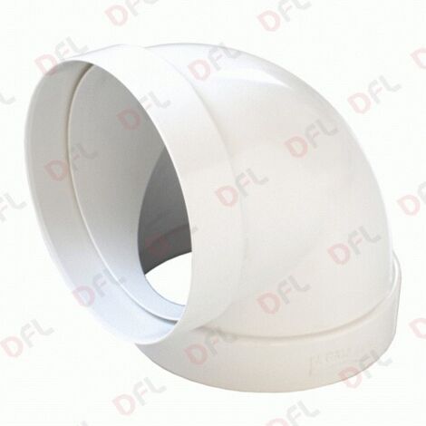 CURVA PER AERAZIONE CANALIZZATA 90° Ø mm. 125