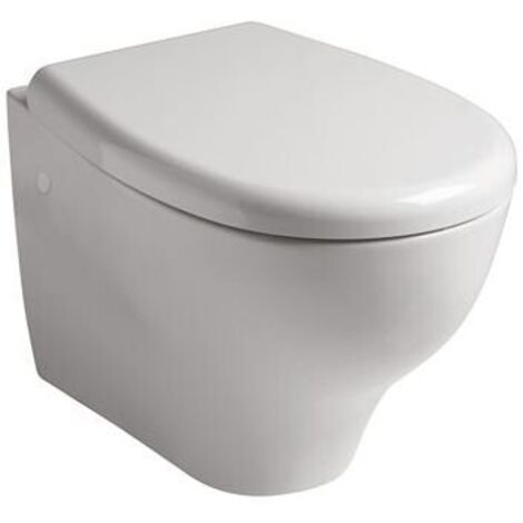 GALASSIA - EDEN VASO WC SOSPESO IN CERAMICA BIANCO 36X53 CM. CON SCARICO A PARETE 7215