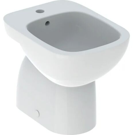 Bidet a terra in ceramica bianca serie fantasia GEBERIT