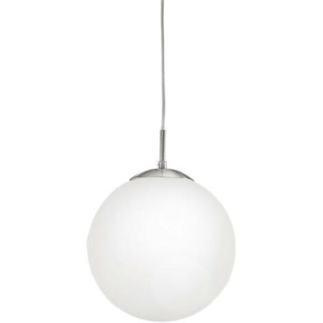 Eglo sospensione sfera media 60w attacco e27 nickel 85262