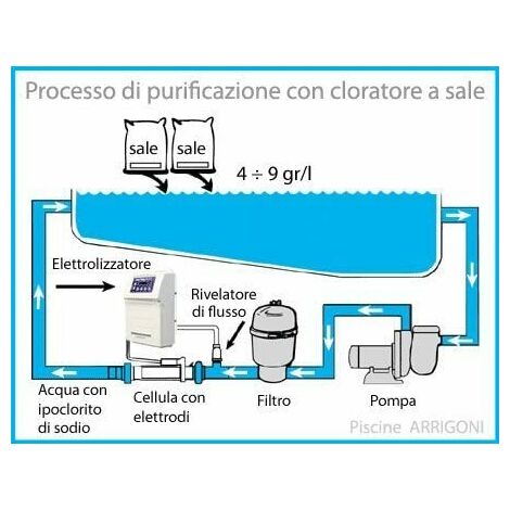 ITALKALI - SALE ALIMENTARE GROSSO NATURALE IN GRANULI IN SACCO DA 25 KG.  09004E