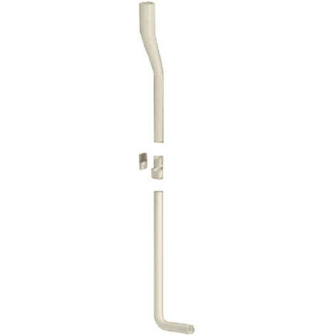 KARIBA - TUBO SCOMPONIBILE 2 PEZZI 50 X 32 X 980 MM. CHAMPAGNE 255353CH