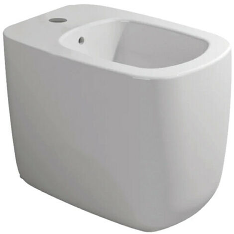 FLAMINIA - MONO' BIDET A PAVIMENTO BTW MONOFORO IN CERAMICA BIANCO MN217 (1/4)