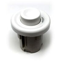 Pulsante pneumatico ad incasso, colore bianco per cassetta Valsir VS0802301