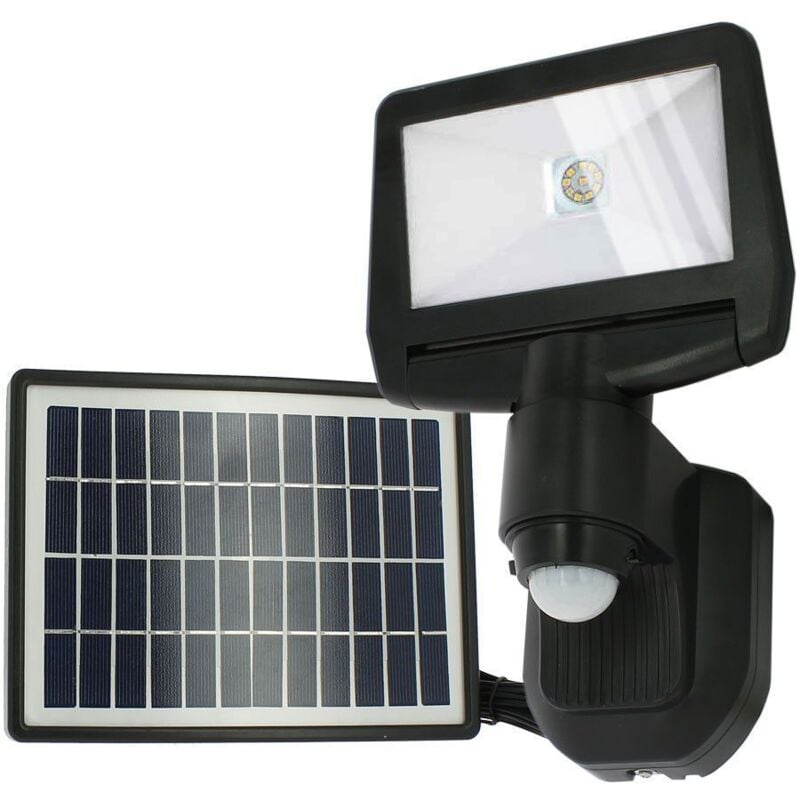 Foco Proyector LED 200W 20.000Lm 6000ºK Solar Sensor 200W + Control Remoto  Panel 6V/30W 40.000H [PL-626006-CW]