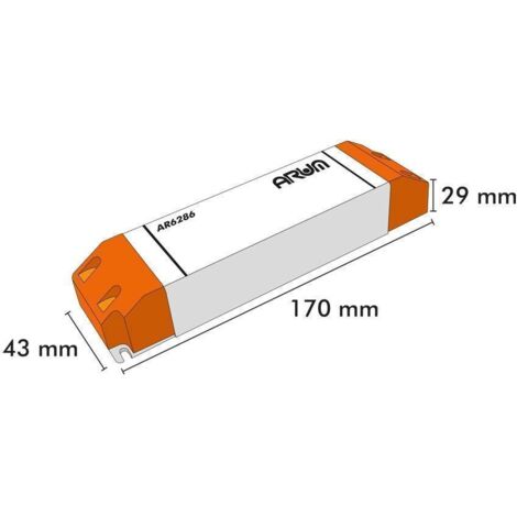 Transformador LED SELV 15 Watt 220V 12V/DC