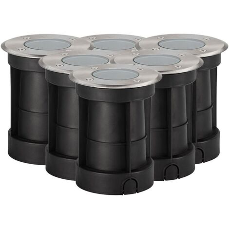 Luces LED Empotradas IP67 Terraza Juego De 10 Focos LED Para Suelo Exterior - IP67 Impermeable, Luz Cálida, Para Terraza Y Jardín Focos LED Exterior Suelo