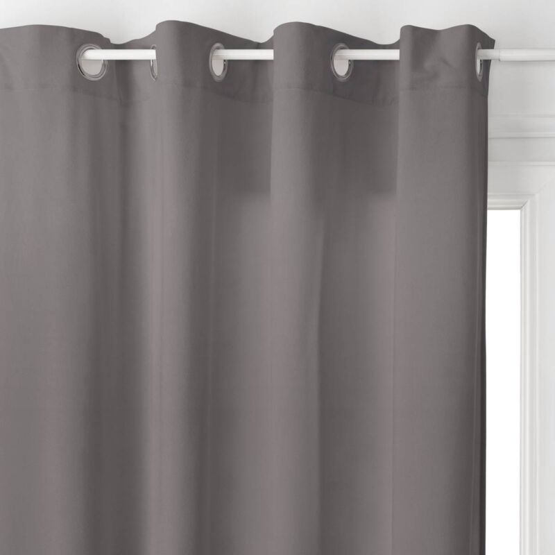 Cortina De Terciopelo Azul Intenso 140x250 Velours | Maisons Du Monde