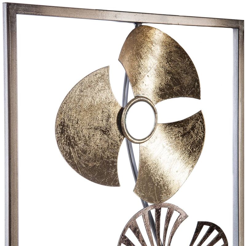 ATMOSPHERA CREATEUR D'INTERIEUR Decoración de Pared en Metal y Madera 98 x  50 cm