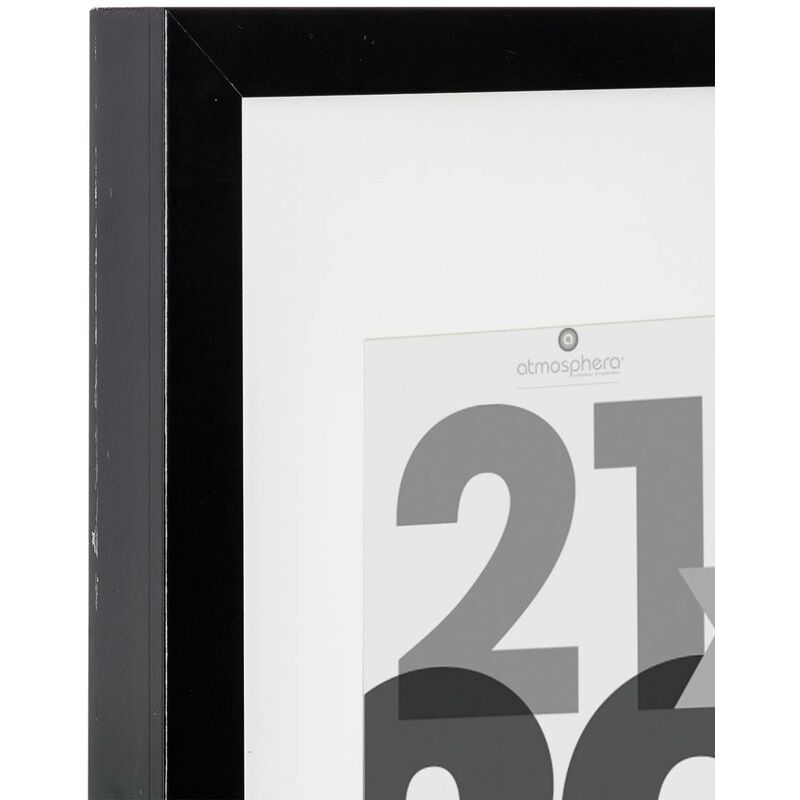 Marco metálico negro 21x30 cm 