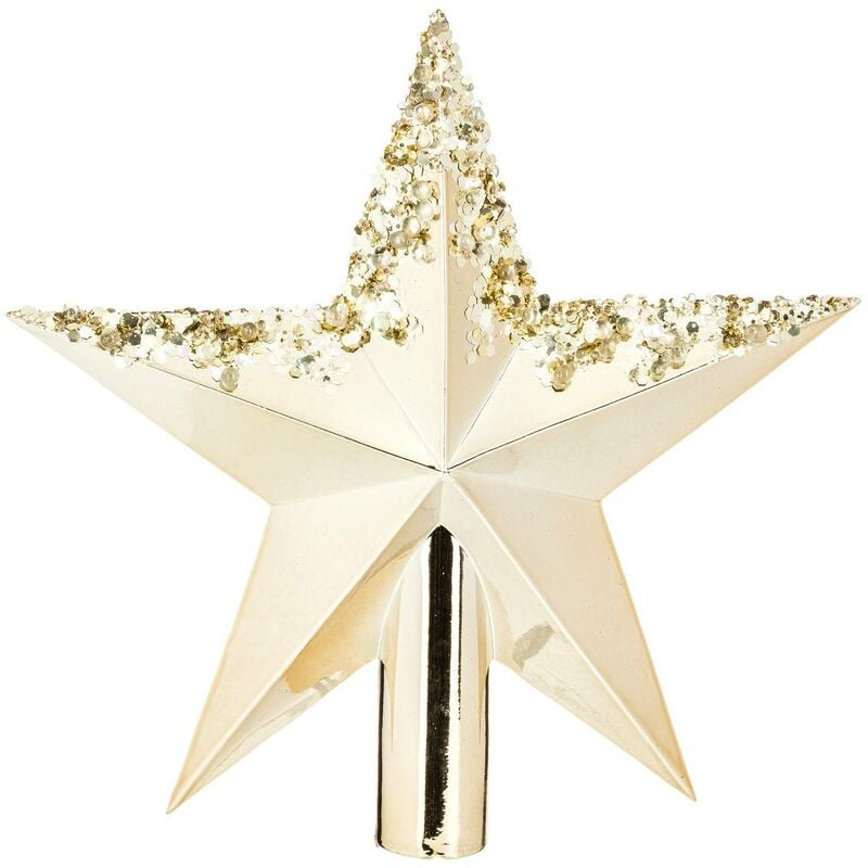 Crest star drops gold 22 cm - Feeric Lights & Christmas