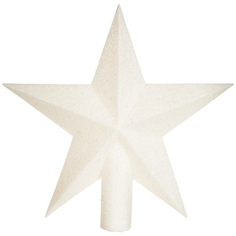 Crest star spangles white 22 cm - Feeric Lights & Christmas