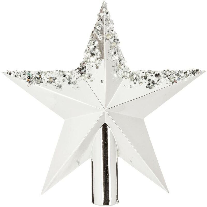 Crest star drops silver 22 cm - Feeric Lights & Christmas