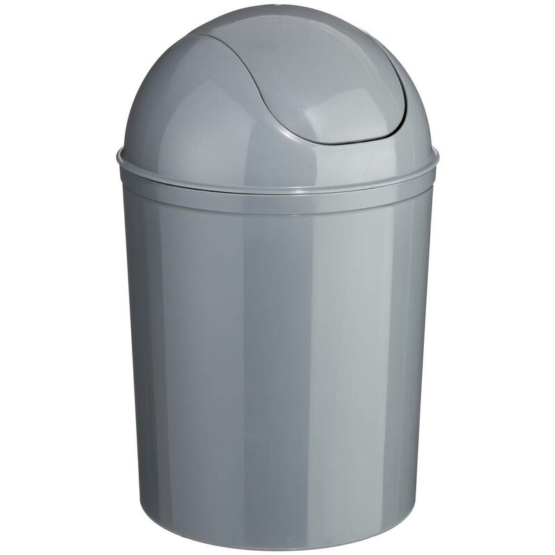 Cubo de basura 7 l gris - 5Five