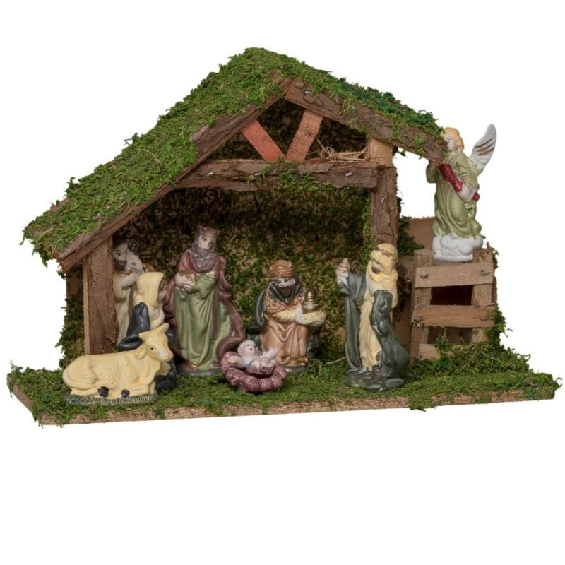 Pesebre De Navidad 8 porcelana santons 31 x 12 20 feeric lights