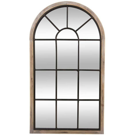 Espejo 'Zoé' - metal y madera 60 x 107 cm - Atmosphera créateur d'intérieur