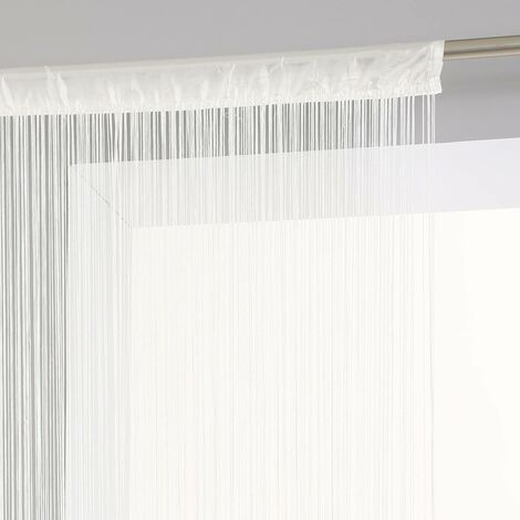 Cortina de alambre - marfil - 90x200 cm - Atmosphera créateur d'intérieur