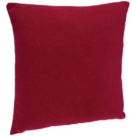 Funda de cojín de algodón - rojo - 38x38 cm - Atmosphera créateur d'intérieur