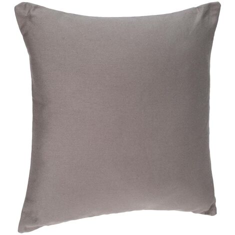 Funda de cojín - algodón - gris - 38x38 cm - Atmosphera créateur d'intérieur