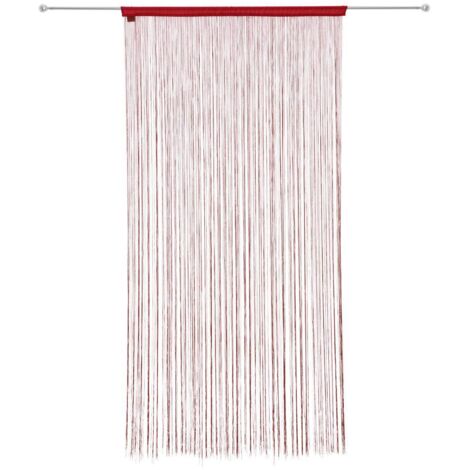 Cortina de alambre - roja - 90x200 cm - Atmosphera créateur d'intérieur