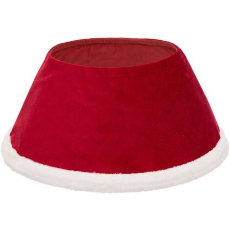 Funda para pie de abeto D.56cm rojo y blanco - Atmosphera créateur d'intérieur
