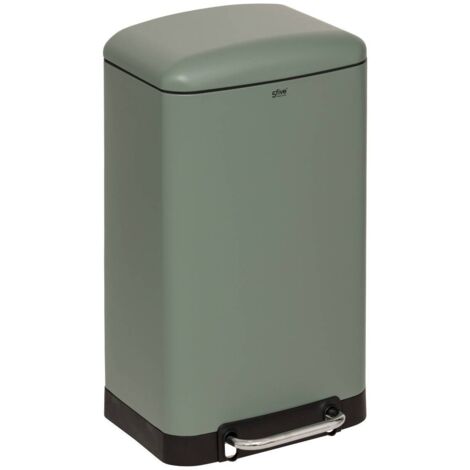 Cubo de cosmética con pedal ariane 30l verde - 5five