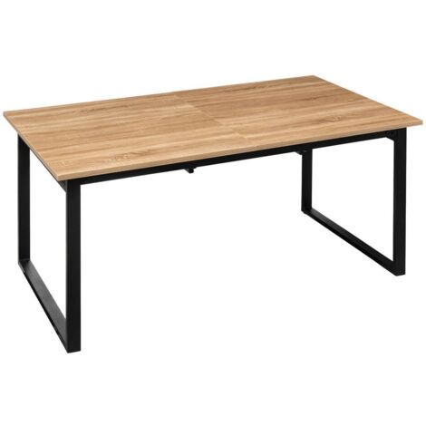Mesa extensible aliaj, 6-8 personas, efecto roble natural - 5five (1/5)