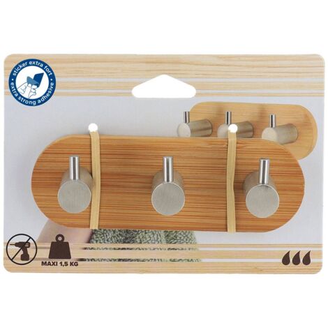 Gancho Triple De Pared Gatco 1282 Modern Glamour - Cromado - Para Toallas, Albornoces, Ropa