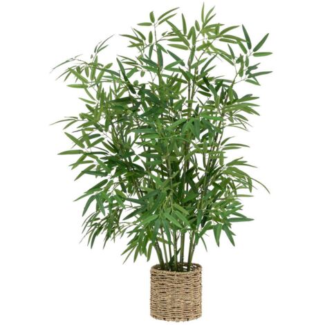 Bambú artificial, maceta natural - Atmosphera créateur d'intérieur
