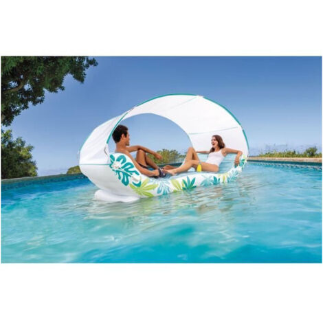 Colchón inflable de piscina Intex Lounge Hamac Tropical (1/5)