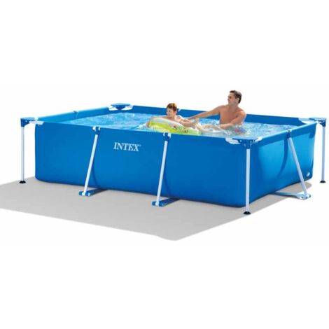 Piscina tubular INTEX metal rect. 300x200x75 sin depuradora - 28272