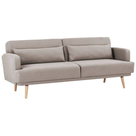 Sofá cama Jack 3 plazas Beige - Atmosphera créateur d'intérieur (1/4)